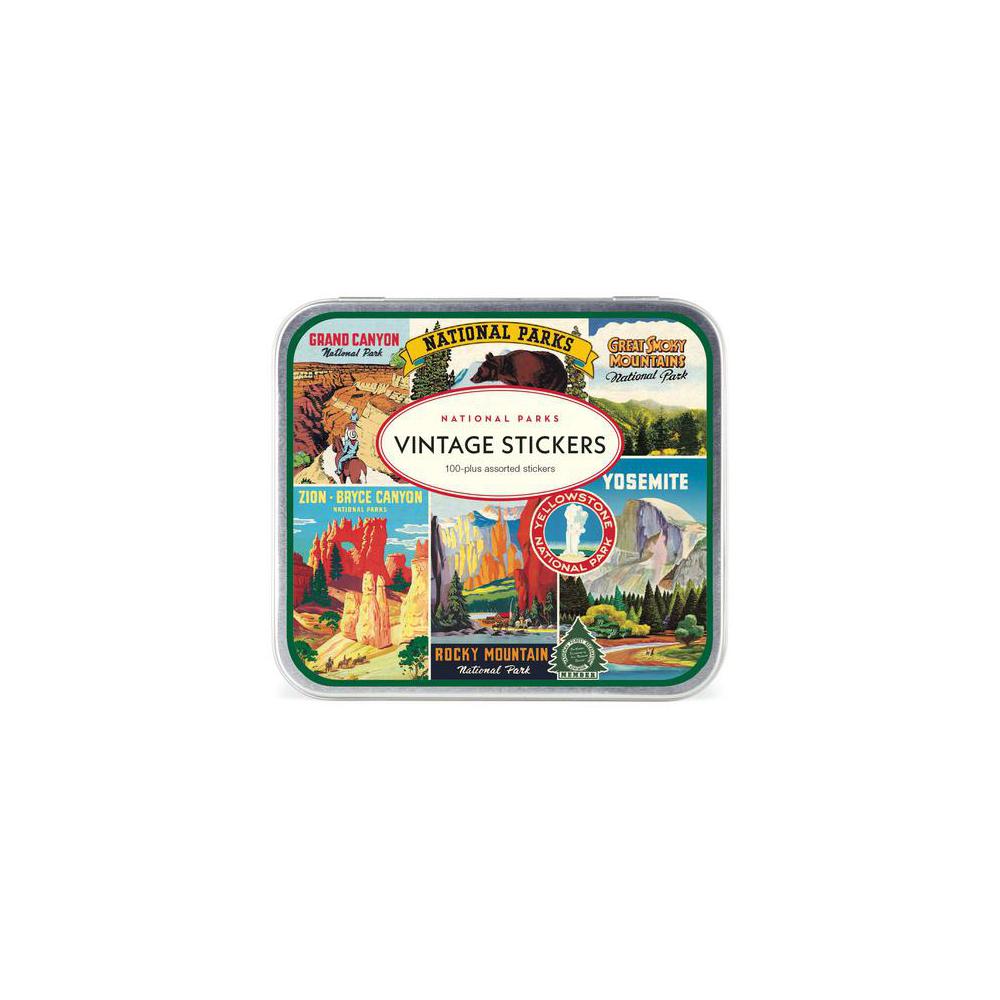 Cavallini, Stickers, Art & School, Tin, National Parks, 805658